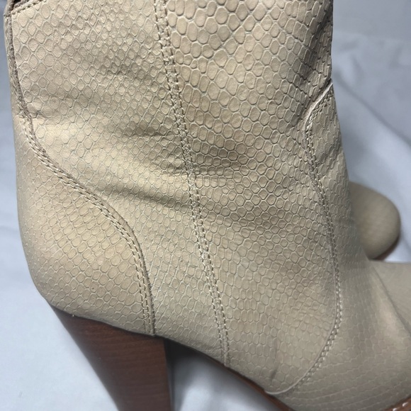 Joie - Dalton Ankle boots -Sand snakeskin leather bootie size 36/6 - Picture 4 of 5
